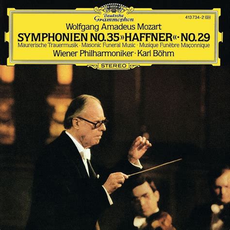 Wiener Philharmoniker Musik Mozart Symphonies Nos Haffner