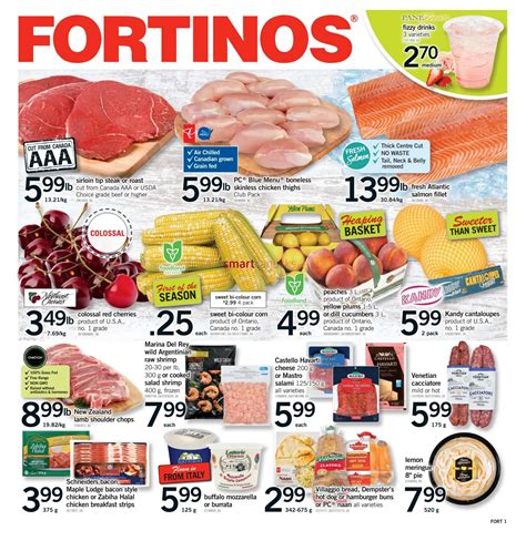 Fortinos Flyer July To