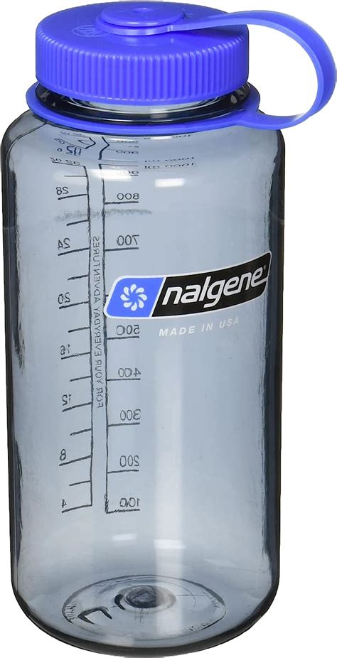 Amazon Nalgene Tritan Wide Mouth Bottle 32 Oz Gray W Blue