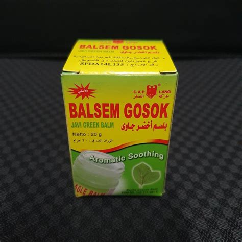 Eagle Brand Green Balm Cap Lang Balsem Hijau Grams Indo Groceries