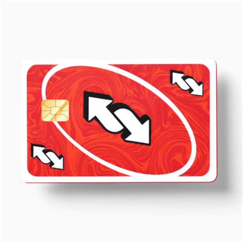 Uno Reverse Card Red (Holographic) - Card Emblems