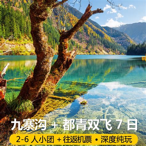 九寨沟都江堰青城山旅游双飞7天6晚跟团旅游 2 6人小团 深度纯玩 旅游度假 飞猪