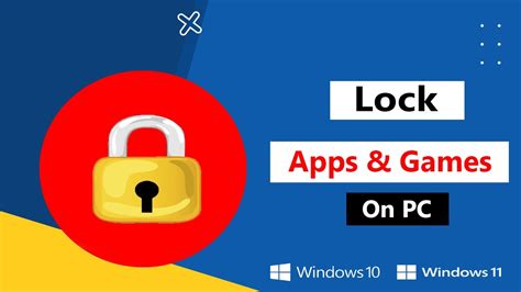 Lock Specific Apps Games With Password In PC Windows 10 11 Hindi