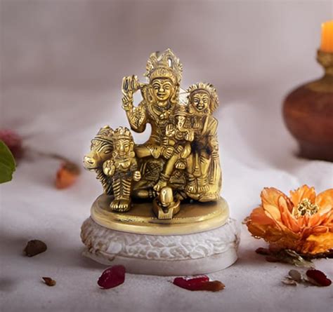 Amazon Purpledip Brass Idol Lord Shiva With Parvati Ganesha