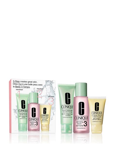 3 Step Skin Care Intro Set Skin Type 3 14625 Kr Clinique