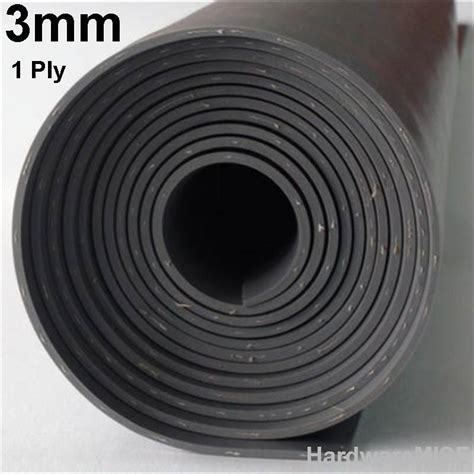 Neoprene Rubber Sheet Mm Thick Black Color C W Ply Nylon Fabric