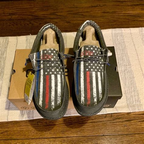 Hey Dude Shoes Hey Dude Patriotic Usa Flag Red White Blue Exclusive Style Poshmark