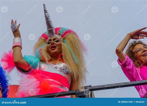 Tel Aviv 2023 Annual Lgbtq Pride Parade Editorial Photo Image Of 2023 Community 280661481