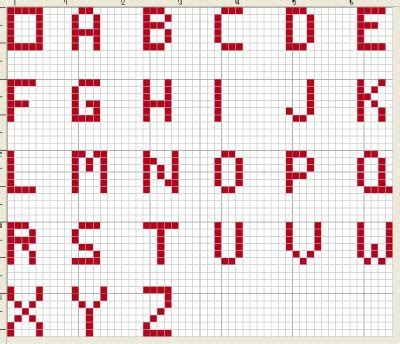 ABC Knitting Motif Pattern - All Fiber Arts | Cross stitch fonts ...