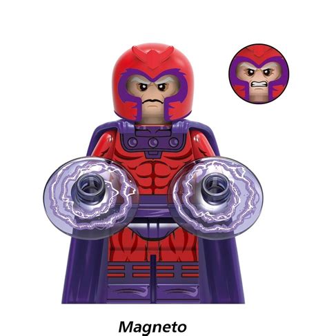 Magneto X-Men DC SuperHeroes Minifigs fit Lego GH0522