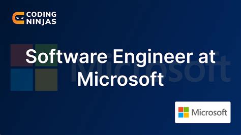 Software Engineer At Microsoft Coding Ninjas