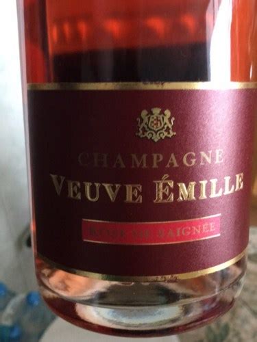 Veuve Emille Ros De Saignee Brut Champagne Vivino