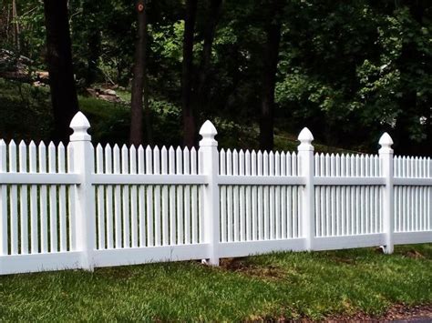 Contemporary Vinyl Picket Fence Style Vinyl Fences | Campanella Fence ...