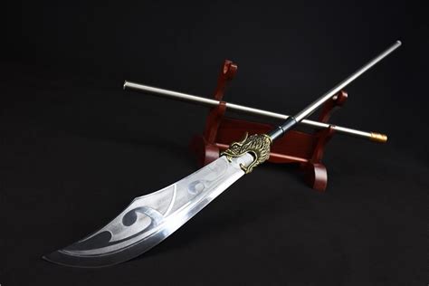 Long Kwan Dao Guandaohigh Carbon Steel Bladechinese Sword Chinese