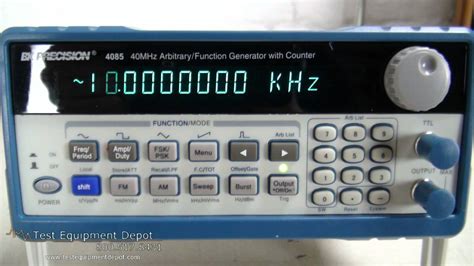 BK Precision 4085 40 MHz Programmable DDS Function Generator YouTube