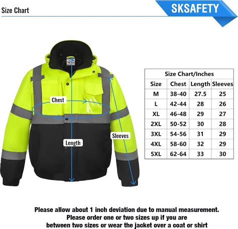 Sksafety Chaquetas Reflectantes De Alta Visibilidad Para Hombre