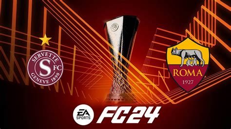 Servette Vs AS Roma 2023 24 UEFA Europa League EA FC 24 YouTube