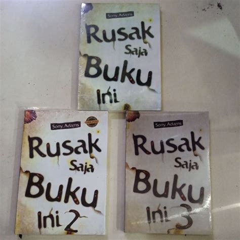 Jual Paket Buku Rusak Saja Buku Ini By Sony Adams Shopee Indonesia