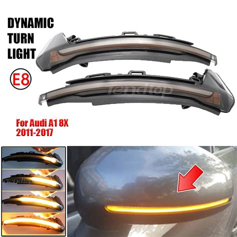 Amber LED Dynamic Turn Signal Blinker Sequential Side Mirror Indicator