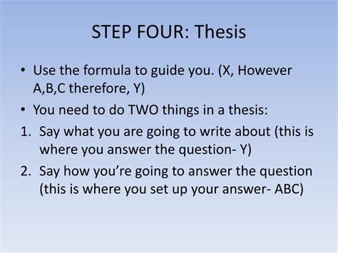 Apush Dbq Thesis Formula Thesis Title Ideas For College