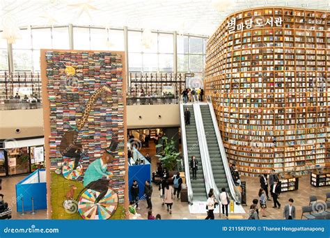 Seoul South Korea Nov 9 2018 Starfield Library Locate As Coex Mall