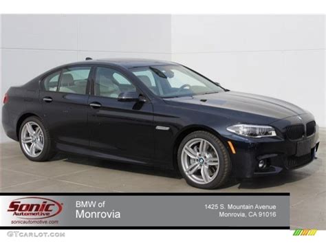 2015 Carbon Black Metallic Bmw 5 Series 550i Sedan 101034239