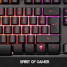 SPIRIT OF GAMER Clavier Gamer PRO K5 AZERTY 19 Touches Anti