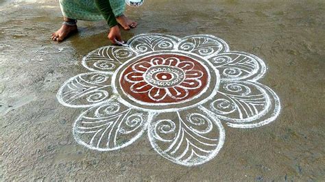 Margazhi Matha Kolam New Years Kolam Pandaga Muggulu