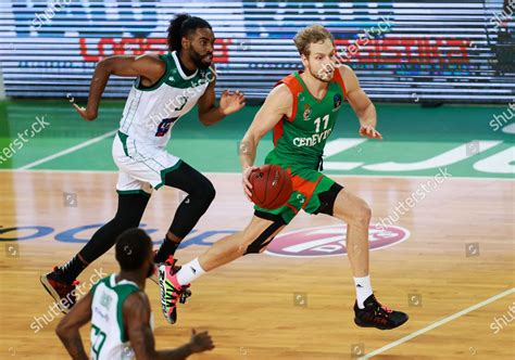 Jaka Blazic Cedevita Olimpija During Basketball Editorial Stock Photo