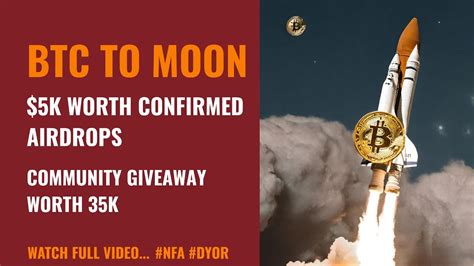 Btc To Moon Btc Halving Confirmed Airdrop Tasks K