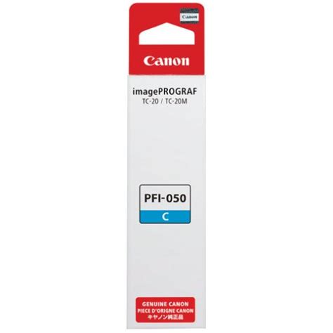 Canon PFI 050 Cyan Pigment Ink Tank For ImagePROGRAF TC 20 70mL