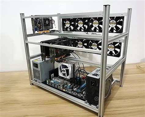 Amazon Gpu Aluminum Stackable Open Air Mining Computer Frame