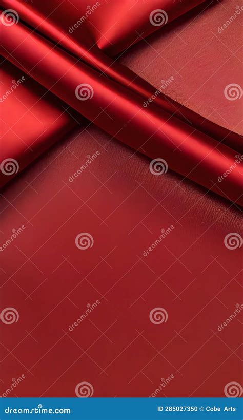 Smooth Elegant Red Silk Or Satin Luxury Cloth Texture As Abstract