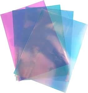 Supvox Sheets A Holographic Chrome Vinyl Opal Iridescent Film