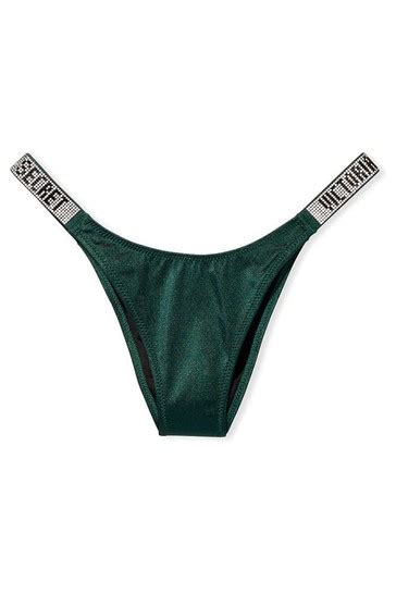 Victoria S Secret Shine Strap Brazilian Bikini Bottom Victoria S