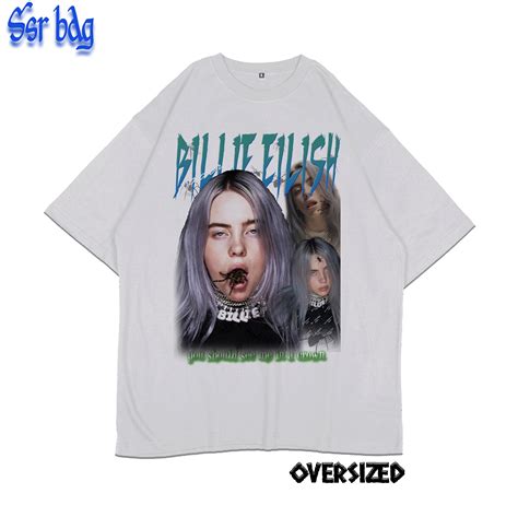 Baju Billie Eilish Kaos Vintage Oversized Tee Lazada Indonesia