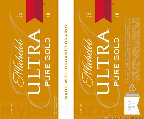 Michelob Ultra Blonde Superior Light Beer And Ultra Pure Gold