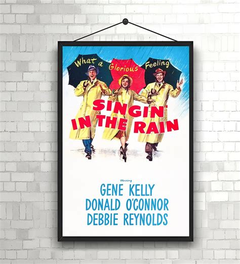 Singin' in the Rain Movie Poster High Quality Print Photo Wall Art ...