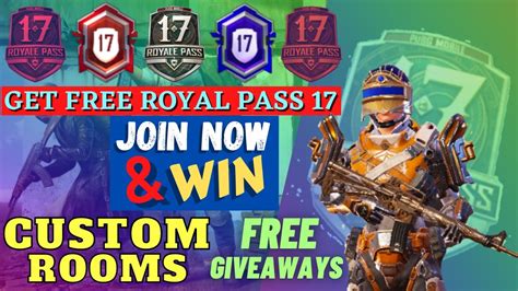 Pubg Mobile Live Unlimited Custom Room Uc Giveaway Royal Pass