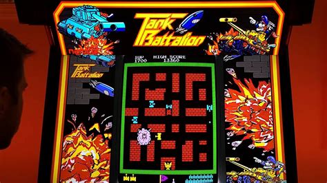 Tank Battalion Arcade Cabinet Mame Gameplay W Hypermarquee Youtube