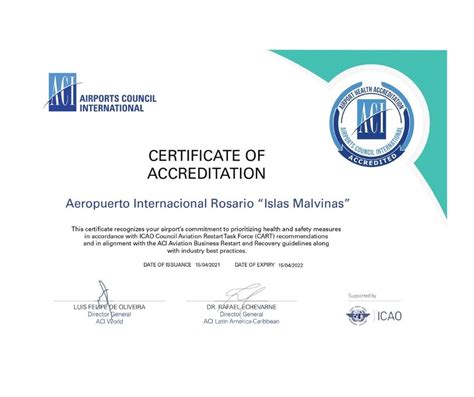 El Aeropuerto Rosario Obtuvo Una Certificaci N Internacional Por Los