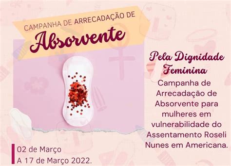 Campanha de Arrecadação de Absorventes OAB Americana