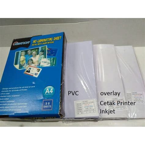 Jual Jual Kertas Pvc Bahan Id Card Instan Set Merk Amanda Tempat