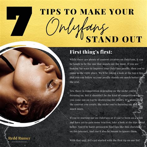 7 Tips To Make Your Onlyfans Stand Out Onlyfans Ideas Etsy