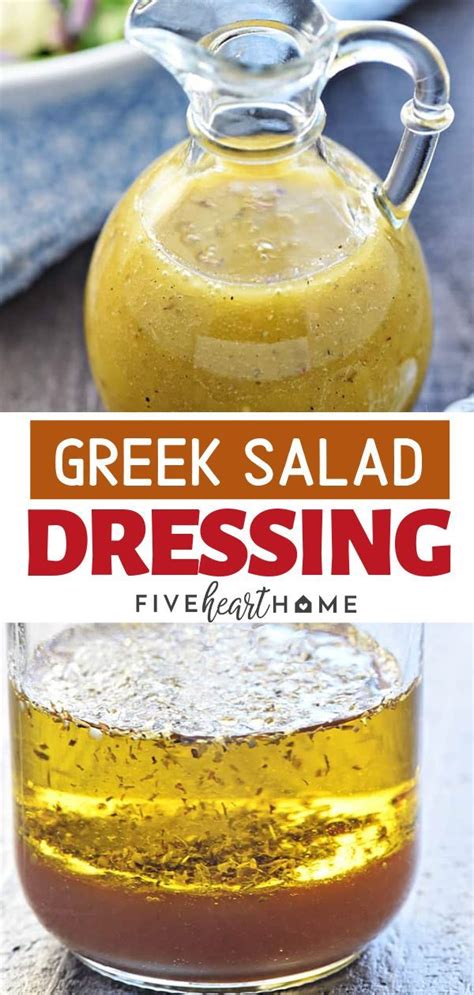 A Healthy Greek Salad Dressing That Is Tangy Easy To Make And