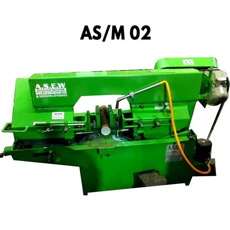 Mild Steel Horizontal AS M 02 Metal Cutting Band Saw Machine 415 V