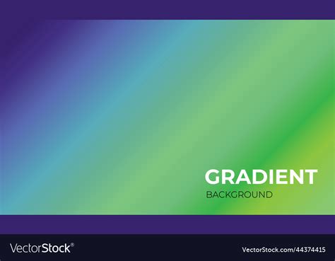 Blue green gradient background Royalty Free Vector Image