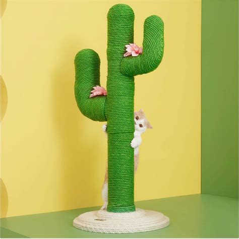 Vetreska Cat Scratching Post Cactus Cat Scratchers For Indoor Cats 413 Tall