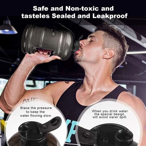 Plastic Gallon Gym Shaker Bottles For Drinking Water 1500 ML At Rs 50