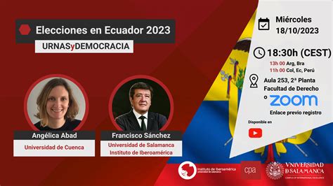 Urnas Y Democracia Elecciones En Ecuador 2023 Acpa